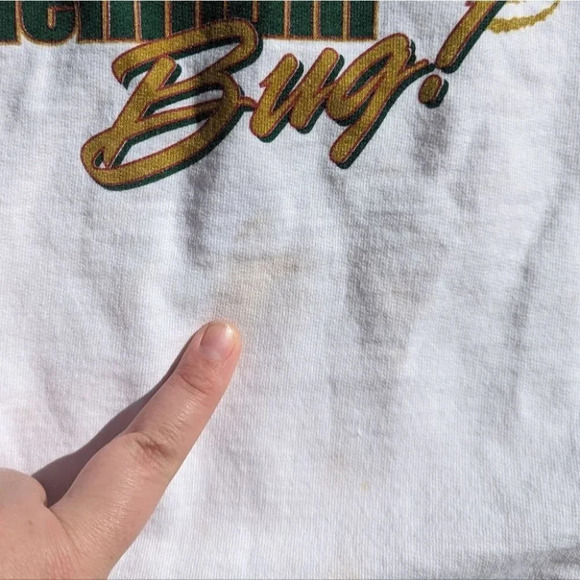 Vintage Sportop 1999 Magnus in the Park White Crew Neck Sweater Small *stain - Picture 7 of 10